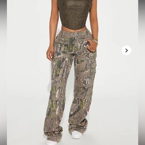 Fashion nova Camouflage Cargo Pants